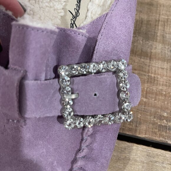 Free People After Riding Mules Lavender Purple NWOT (small flaw) Women’s Size 8 - Picture 8 of 11